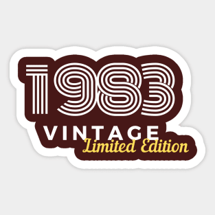 1983 Vintage-limited edition Sticker